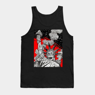 Zombie Statue of Liberty Tank Top